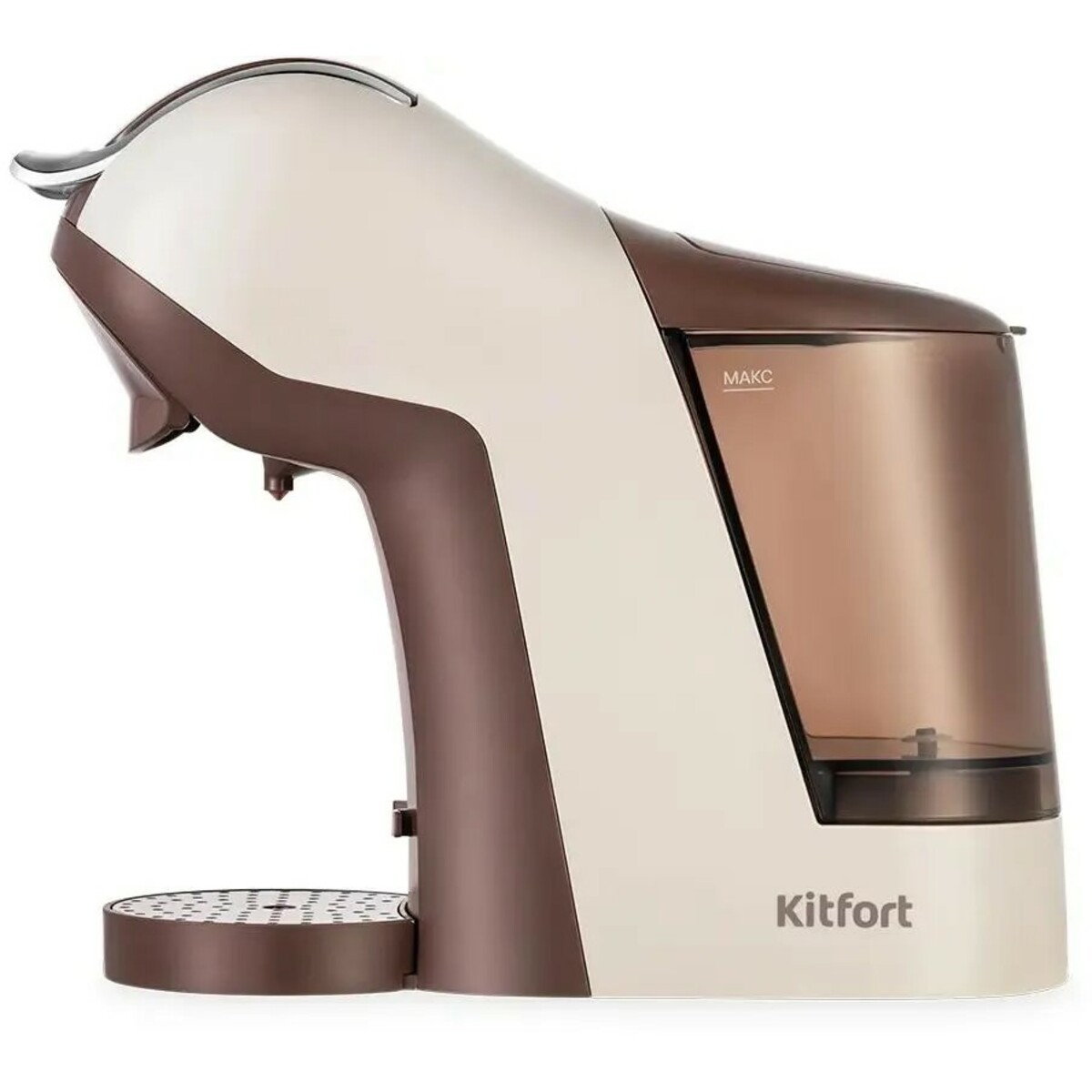 Кофемашина Kitfort КТ-7448 (Цвет: Brown / Beige)