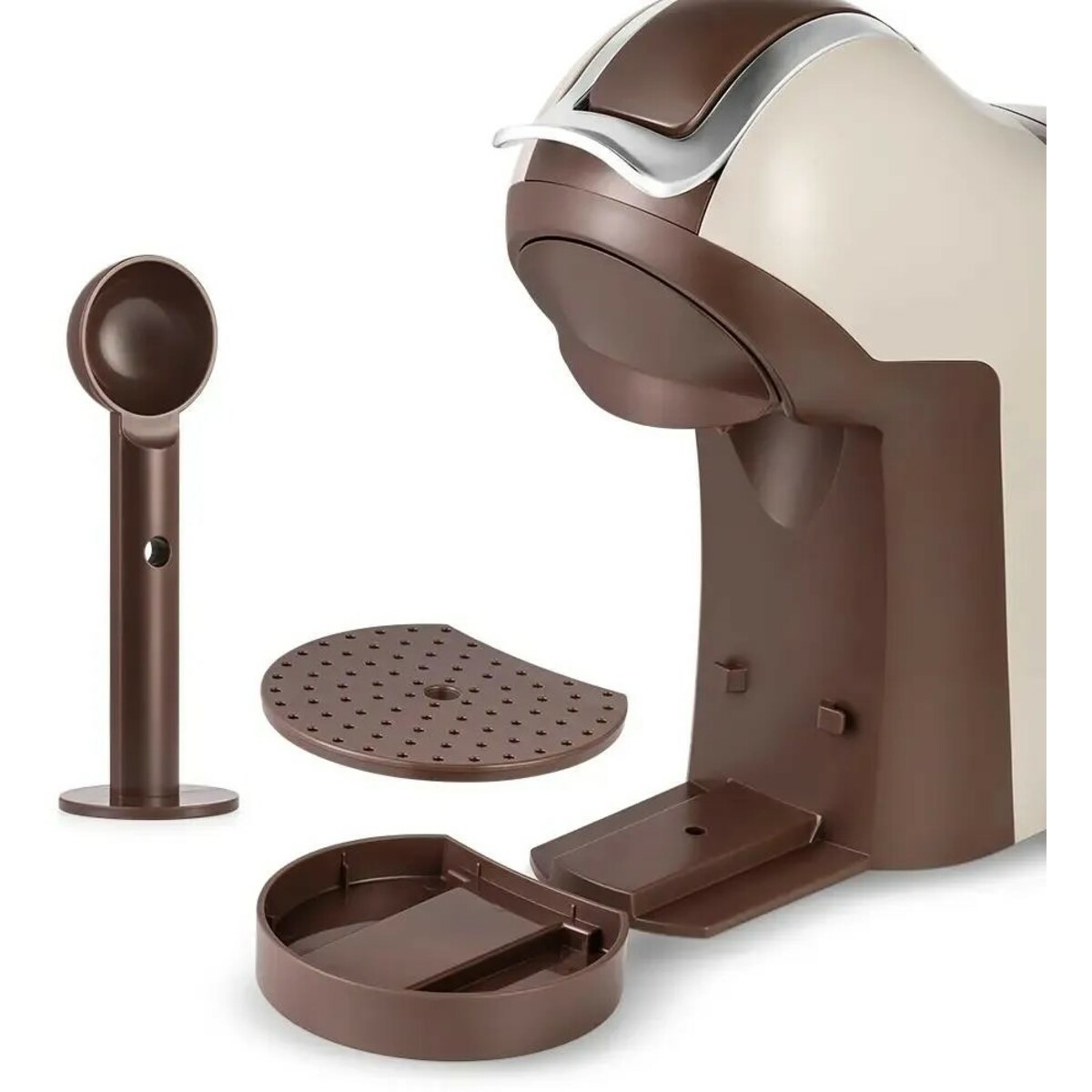 Кофемашина Kitfort КТ-7448 (Цвет: Brown / Beige)