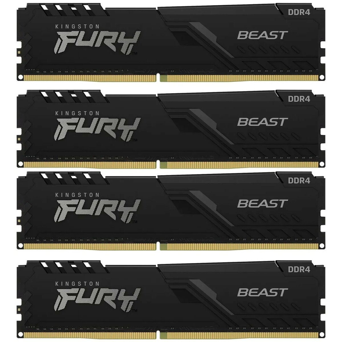 Память DDR4 4x8Gb 3200MHz Kingston KF432C16BBK4 / 32 