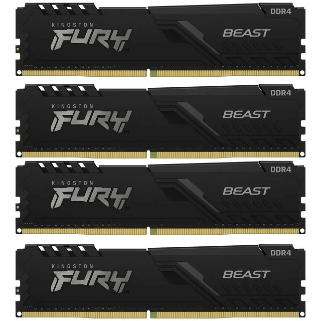 Память DDR4 4x8Gb 3200MHz Kingston KF432C16BBK4 / 32 