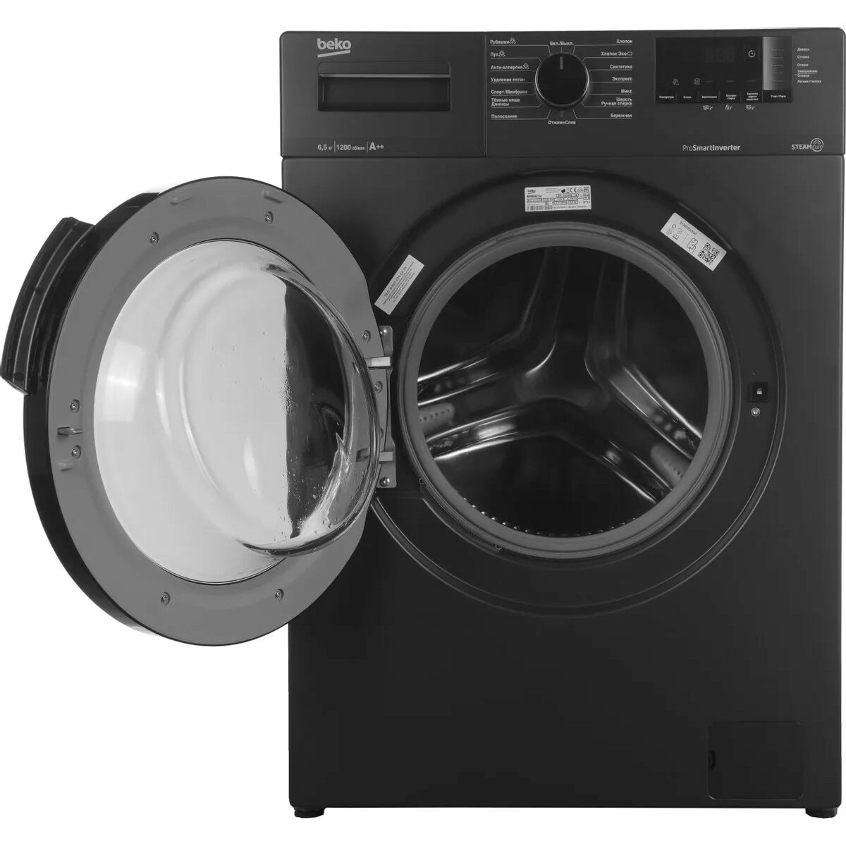 Стиральная машина Beko WSPE6H612A (Цвет: Anthracite)