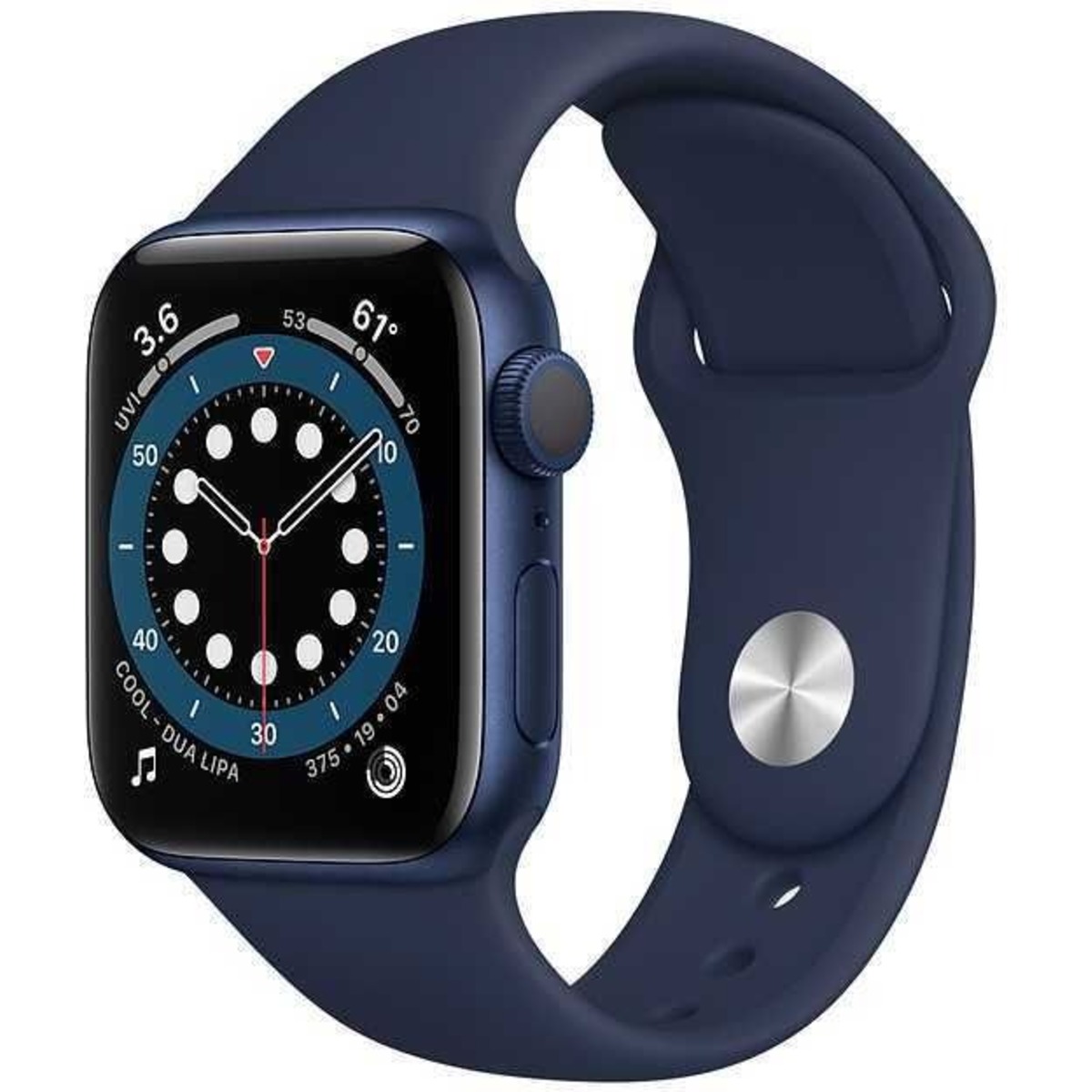 Умные часы Apple Watch Series 6 GPS 40mm Aluminum Case with Sport Band MG143RU / A (Цвет: Blue / Deep Navy)