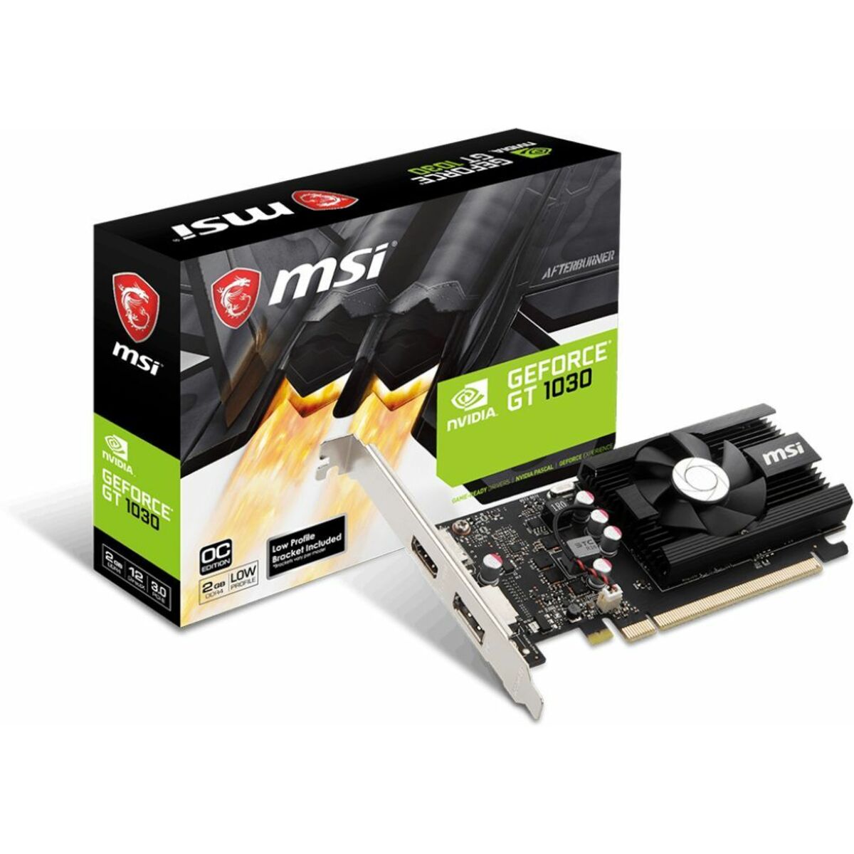 Видеокарта MSI GeForce GT 1030 2GD4 LP OC