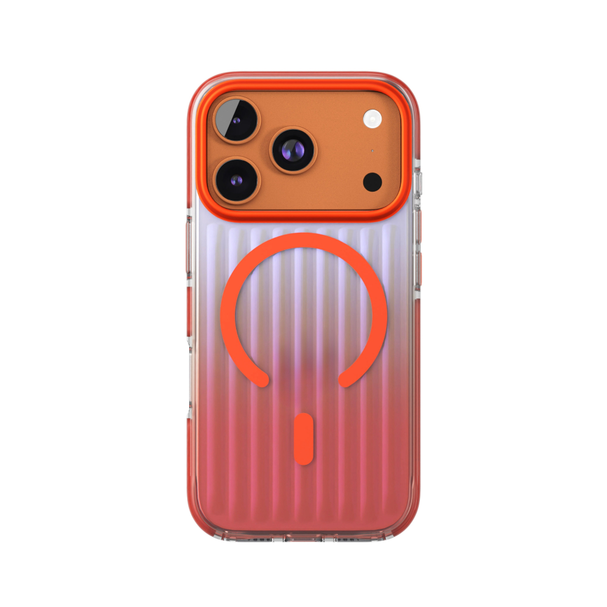 Чехол-накладка VLP Pulse Case with MagSafe для смартфона Apple iPhone 17 Pro (Цвет: Orange)