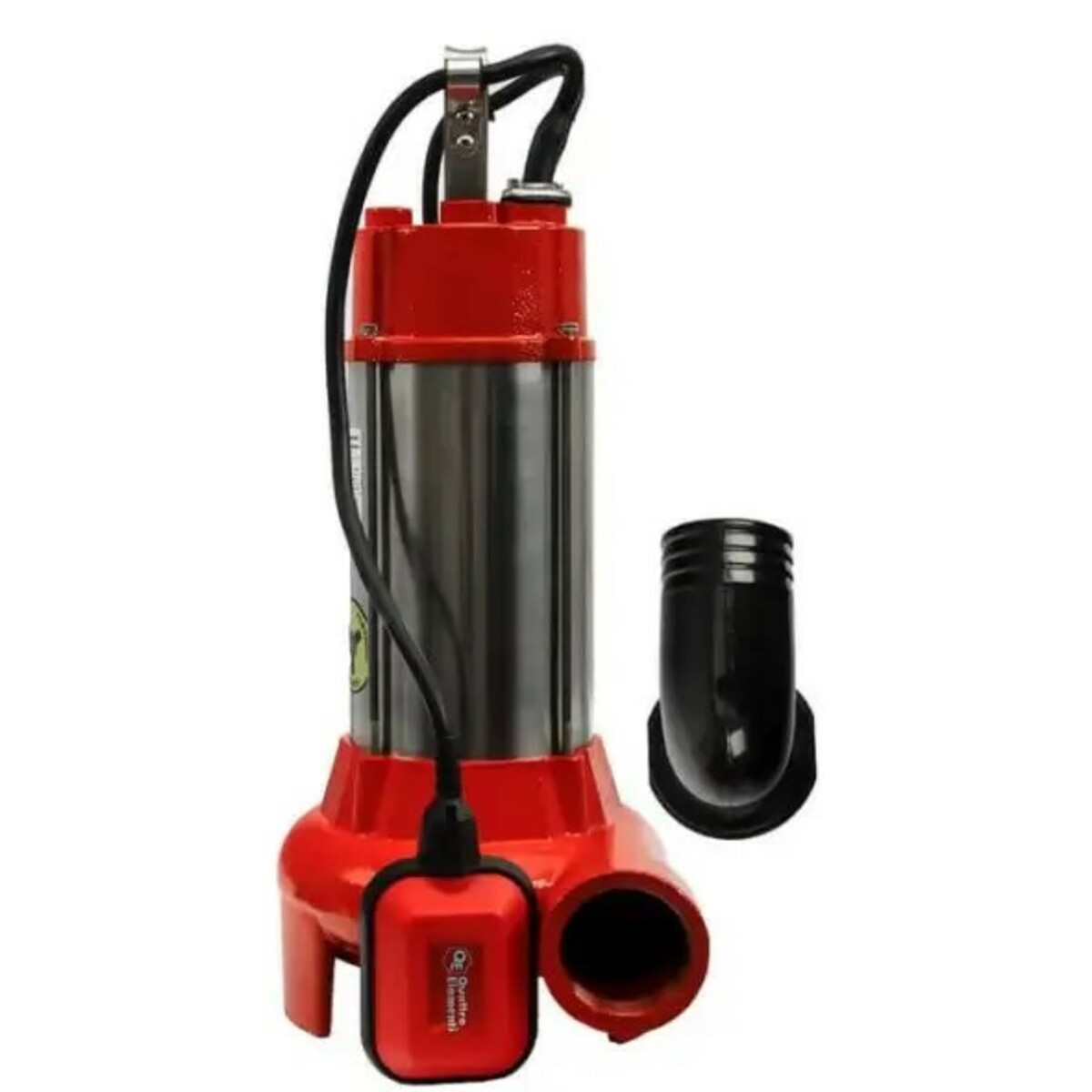 Садовый насос фекальный Quattro Elementi Sewage 1100F Ci-Cut (Цвет: Red/Silver)