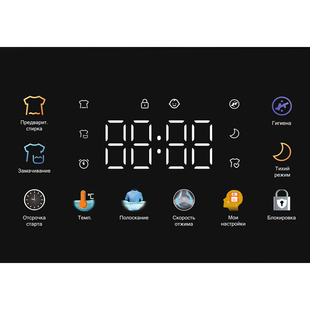 Стиральная машина Lex LWM06010WBTHID Slim, белый Стиральная машина Lex LWM06010WBTHID Slim, белый