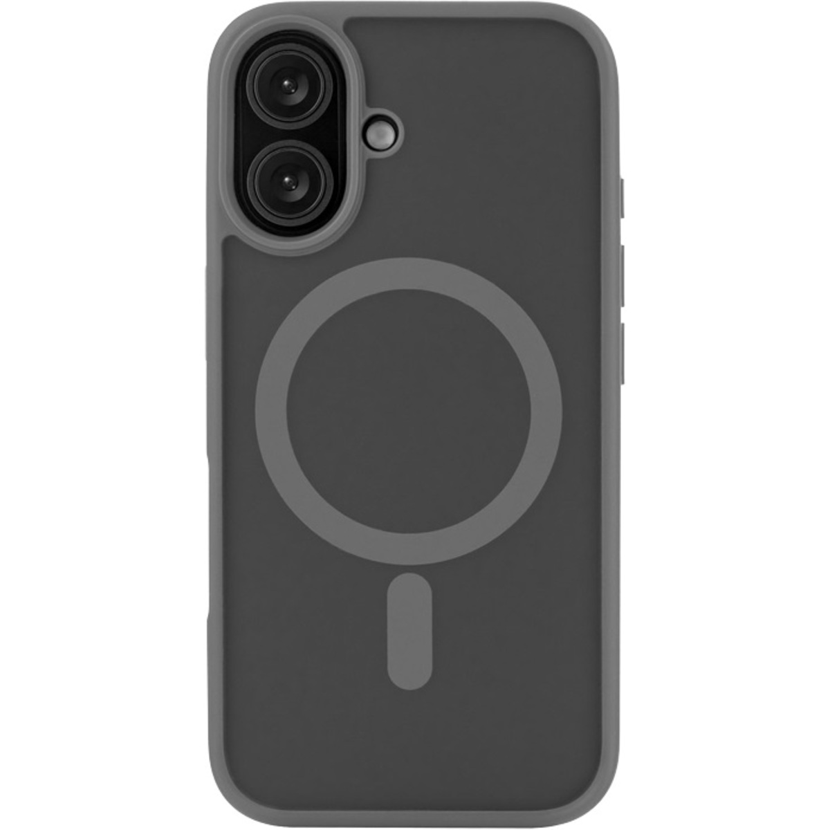 Чехол-накладка uBear Cloud Mag Case для смартфона Apple iPhone 16 (Цвет: Grey)