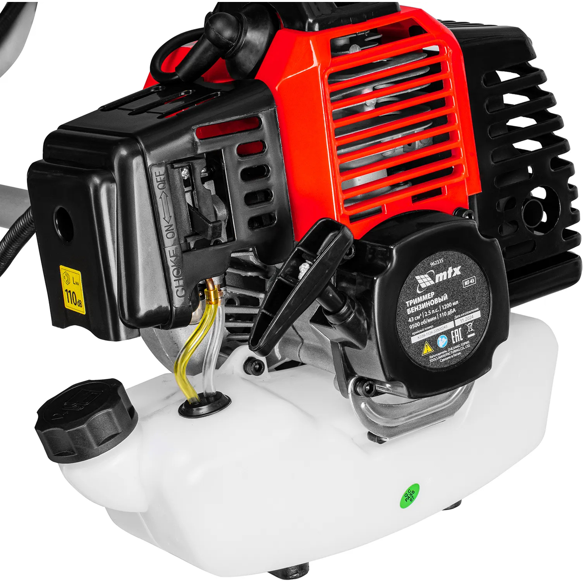 Триммер бензиновый MTX MT-43S (Цвет: Red/Black)