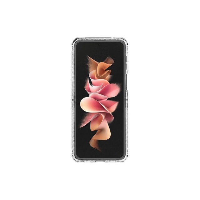Чехол-накладка iTskins Hybrid Clear для смартфона Samsung Galaxy Z Flip3 (Цвет: Clear)