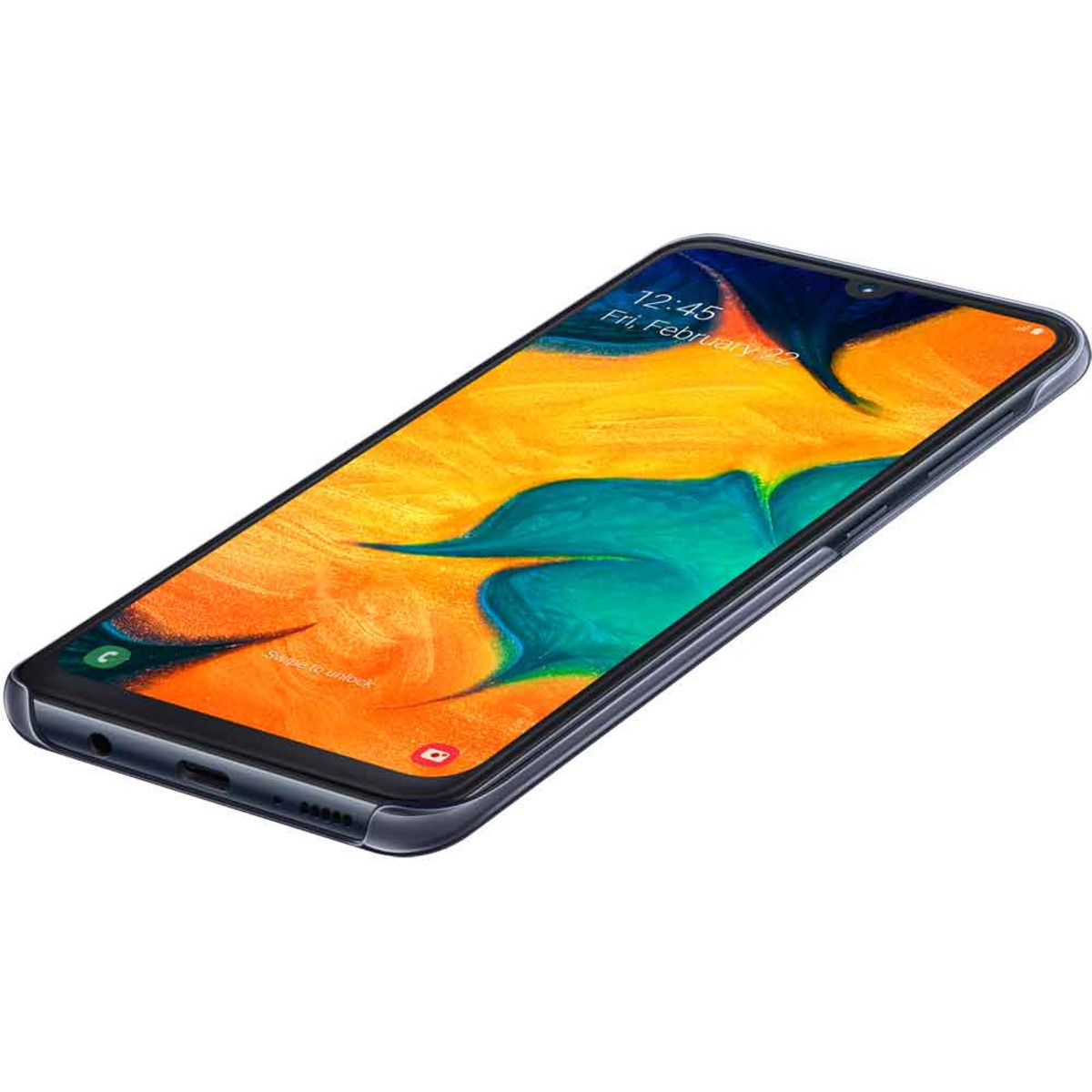 Чехол-накладка Samsung Gradation Cover для смартфона Samsung Galaxy A30, черный