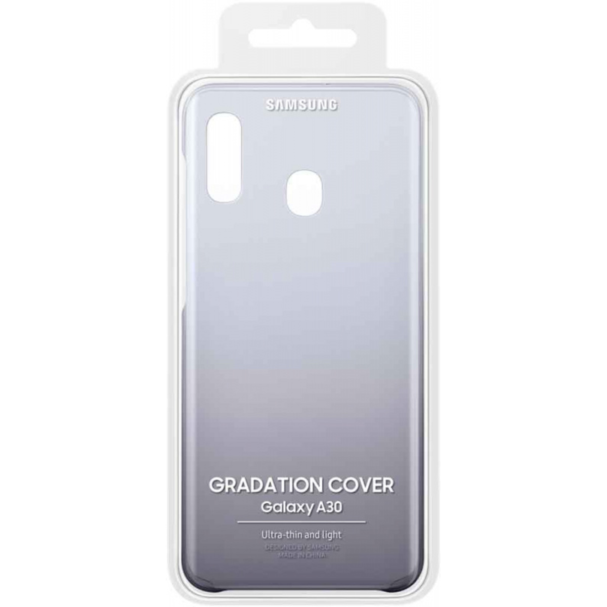 Чехол-накладка Samsung Gradation Cover для смартфона Samsung Galaxy A30, черный