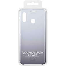 Чехол-накладка Samsung Gradation Cover для смартфона Samsung Galaxy A30 (Цвет: Black)