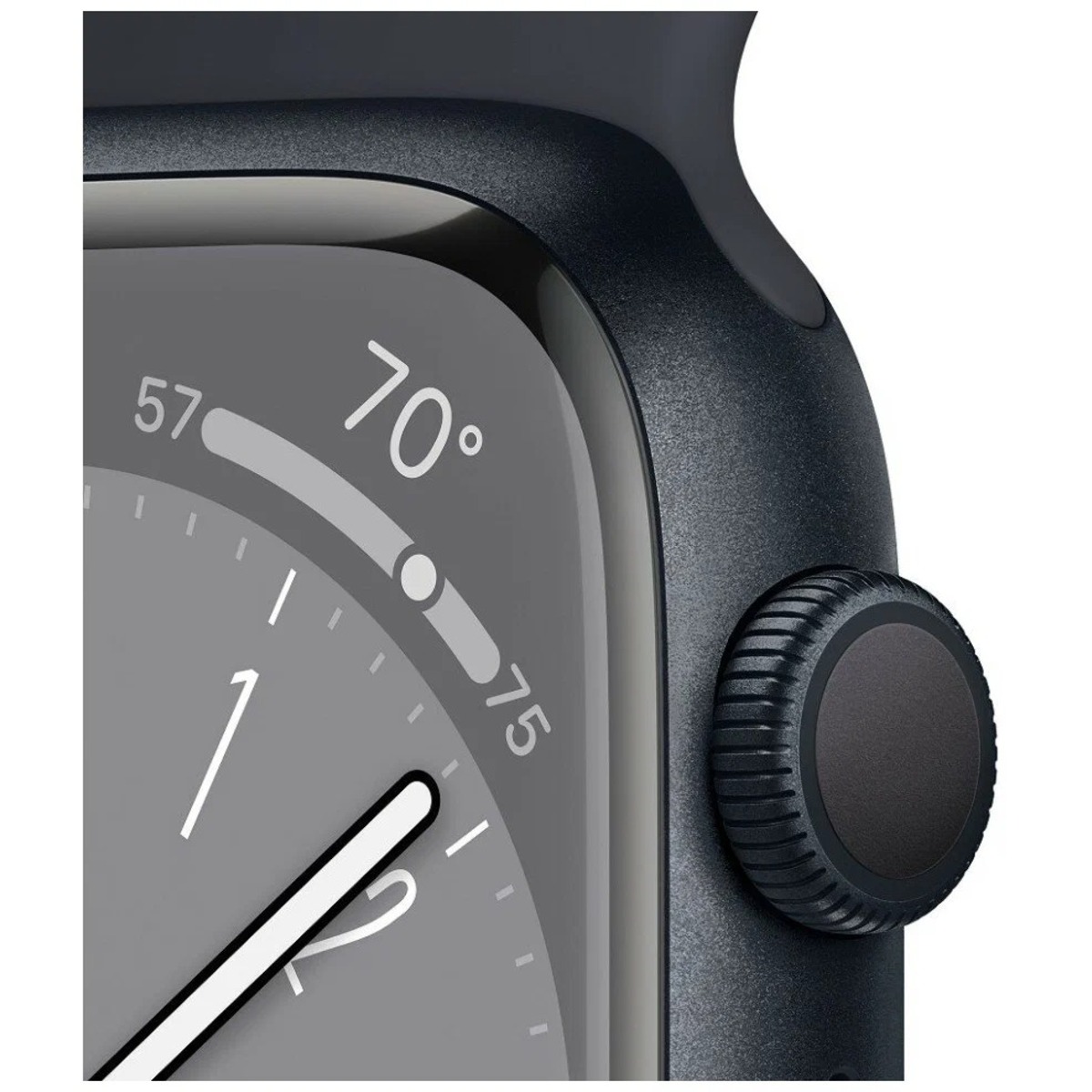 Умные часы Apple Watch Series 8 45mm Aluminum Case with Sport Band S/M (Цвет: Midnight)