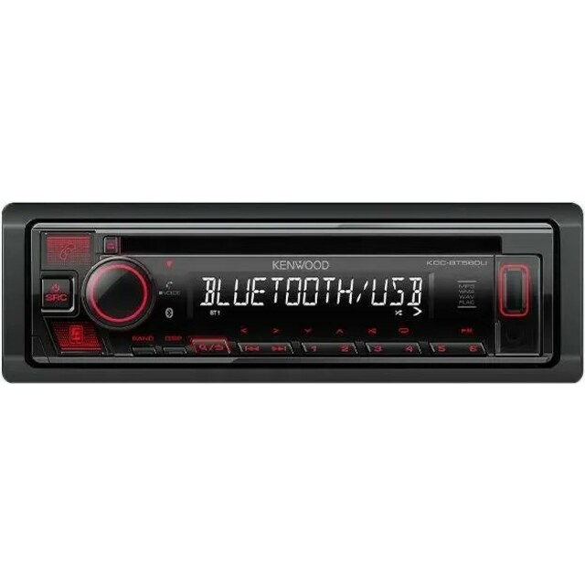 Автомагнитола Kenwood KDC-BT560U, черный