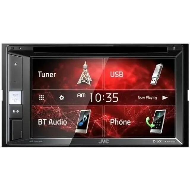 Автомагнитола JVC KW-V250BTM, черный Автомагнитола JVC KW-V250BTM, черный