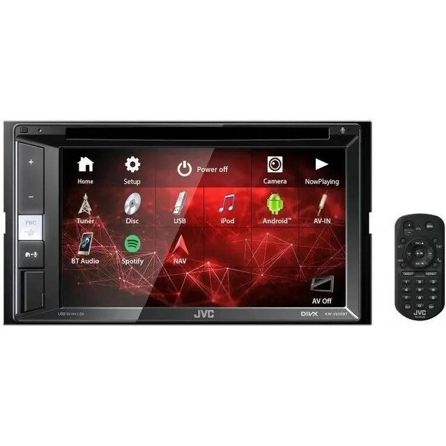 Автомагнитола JVC KW-V250BTM, черный Автомагнитола JVC KW-V250BTM, черный