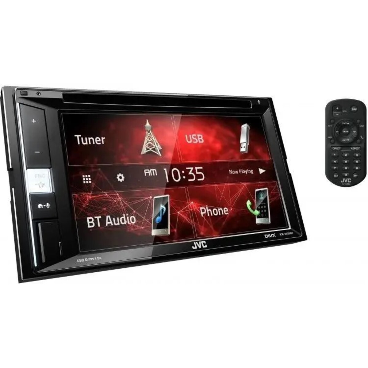 Автомагнитола JVC KW-V250BTM, черный