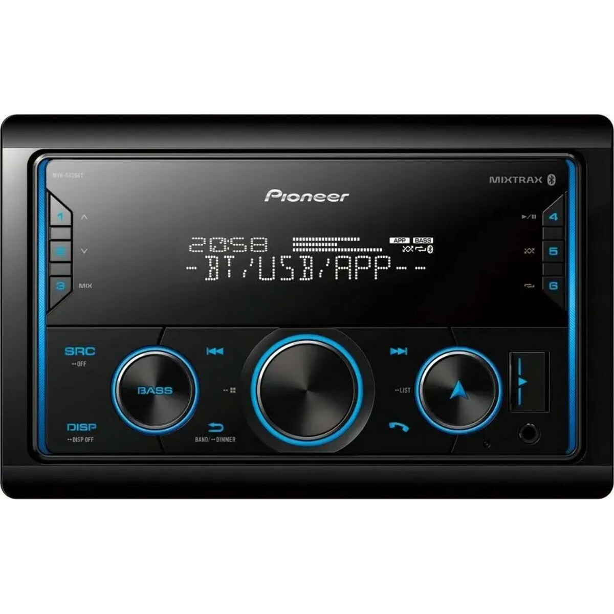 Автомагнитола Pioneer MVH-S425BT, черный