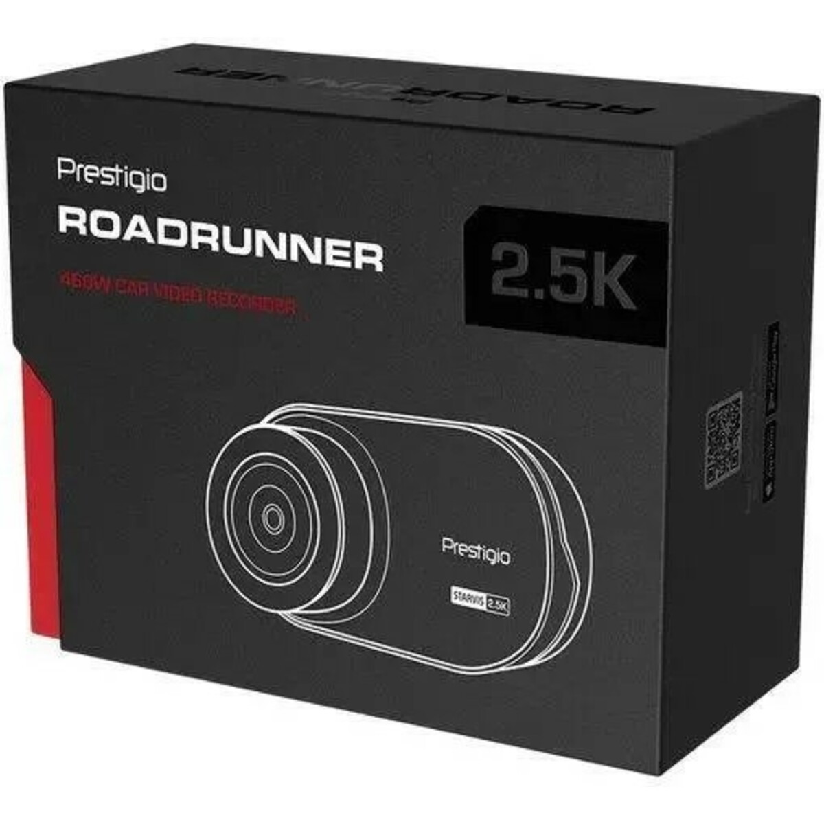 Видеорегистратор Prestigio RoadRunner 460W, черный 