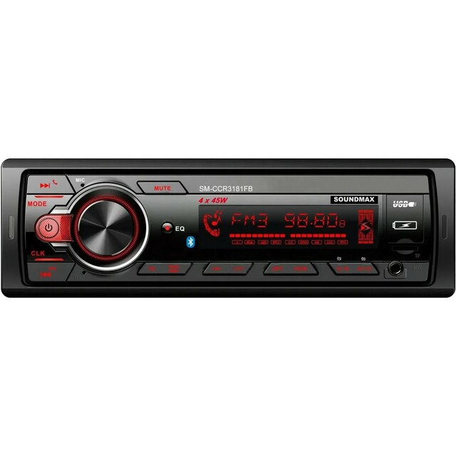 Автомагнитола Soundmax SM-CCR3181FB, черный