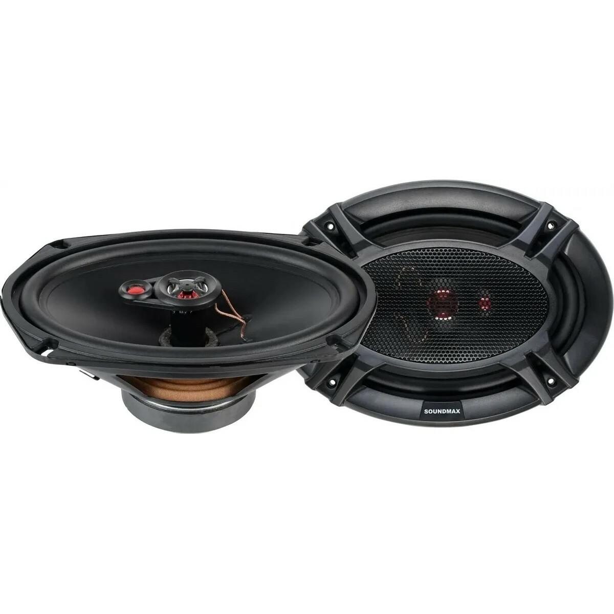 Колонки автомобильные Soundmax SM-CSI693, черный