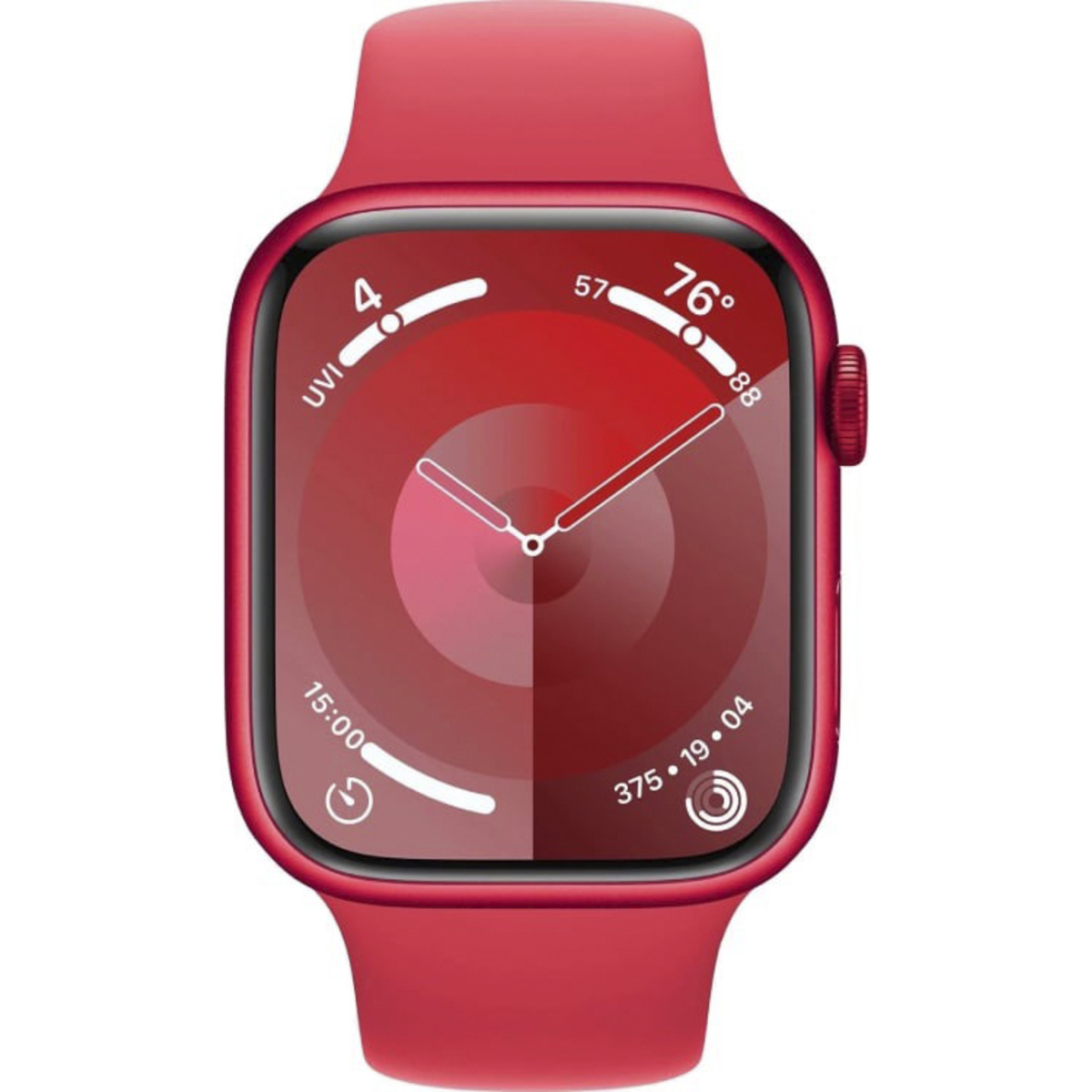 Умные часы Apple Watch Series 9 45mm Cellular Aluminum Case with Sport Band S / M (Цвет: Red)