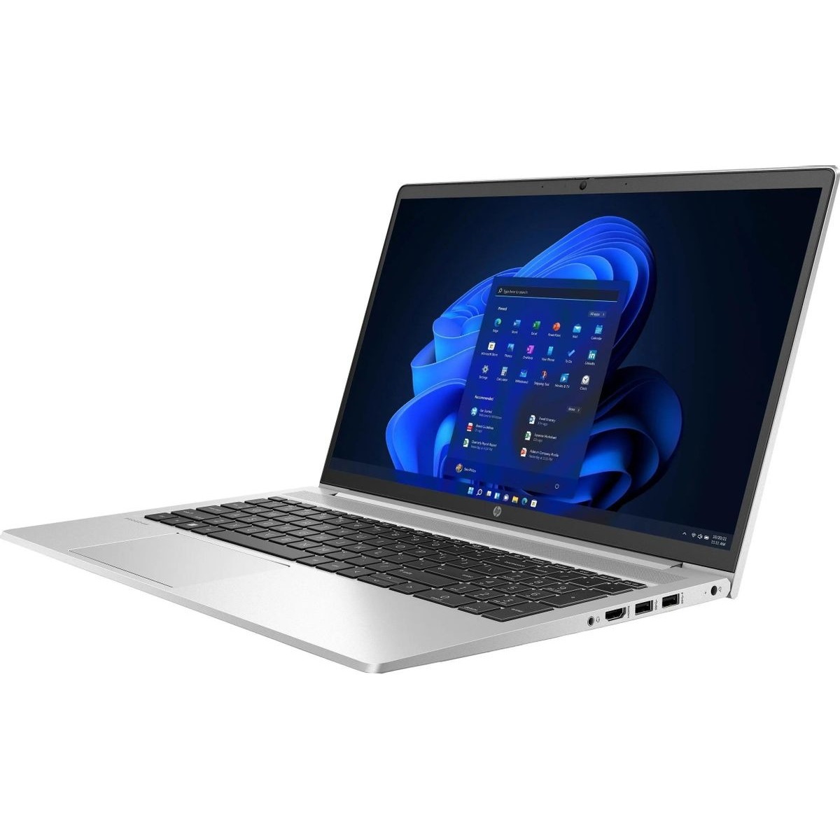 Ноутбук HP ProBook 450 G8 Core i5 1135G7 8Gb SSD256Gb Intel Iris Xe graphics 15.6 IPS UWVA FHD (1920x1080) Windows 10 Professional 64 silver WiFi BT Cam (4K785EA)