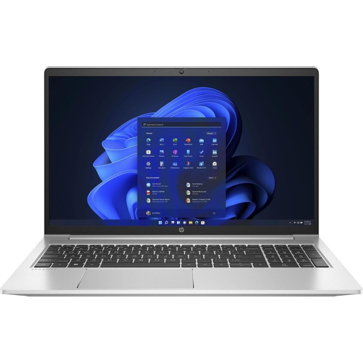 Ноутбук HP ProBook 450 G8 Core i5 1135G7 8Gb SSD256Gb Intel Iris Xe graphics 15.6 IPS UWVA FHD (1920x1080) Windows 10 Professional 64 silver WiFi BT Cam (4K785EA)