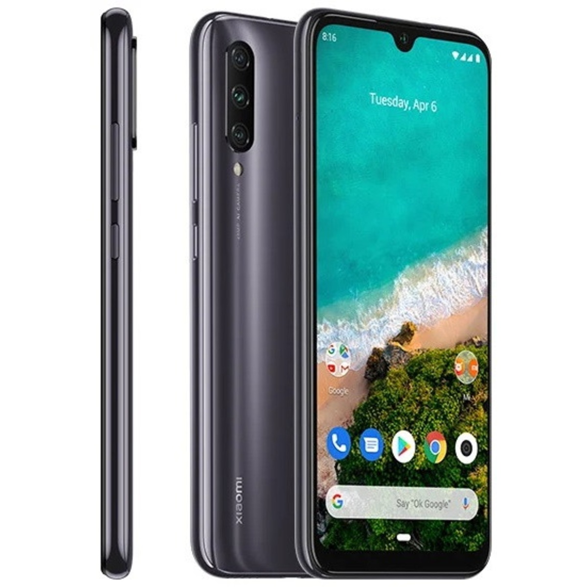 Смартфон Xiaomi Mi A3 4 / 64Gb Global (Цвет: Kind of Gray)