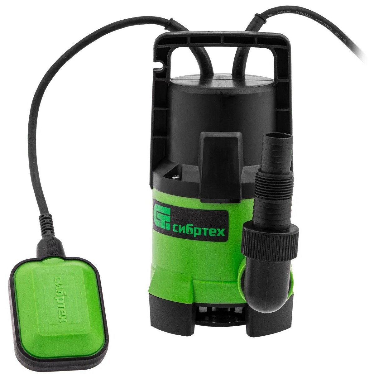 Садовый насос дренажный Сибртех СДН450-35 (Цвет: Green/Black)