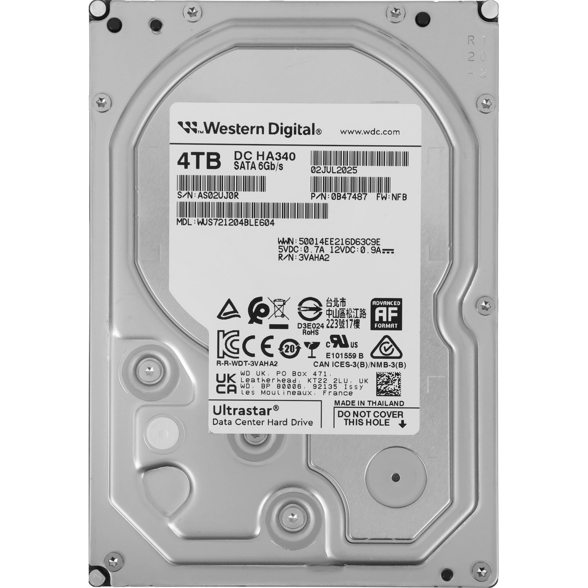 Жесткий диск WD SATA-III 4TB 0B47487 WUS721204BLE604