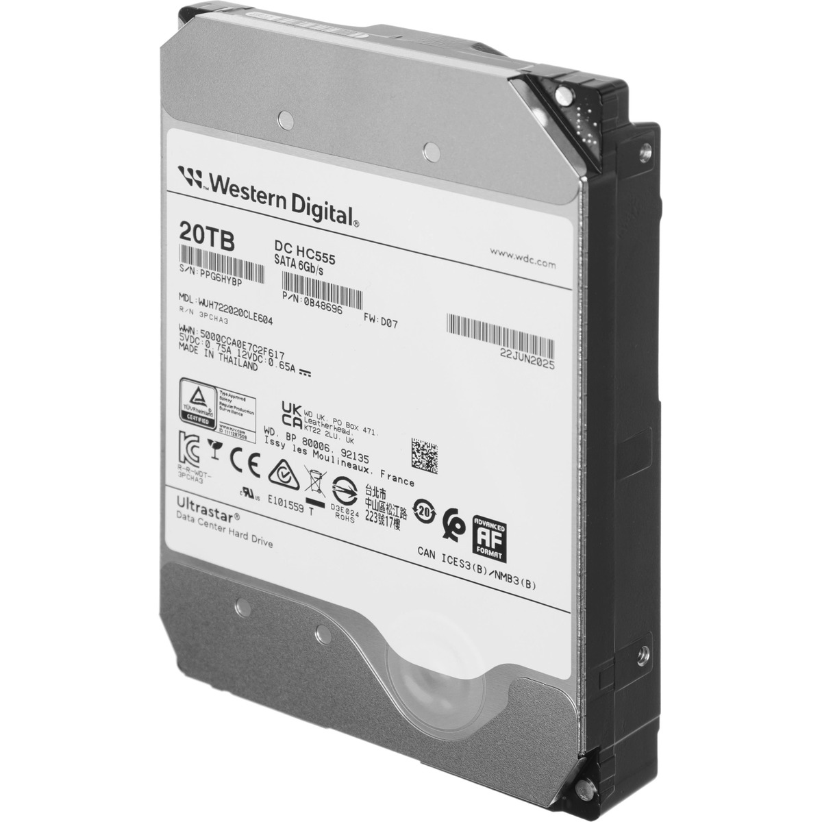 Жесткий диск WD SATA-III 20TB 0B48696