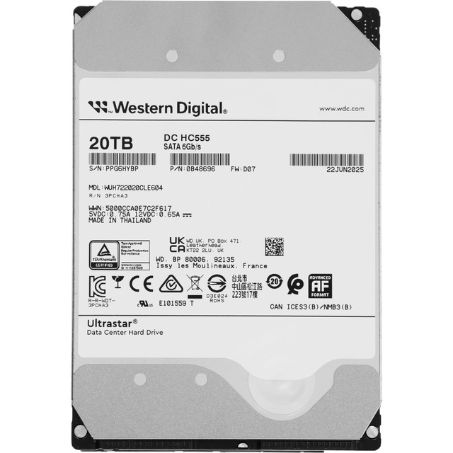 Жесткий диск WD SATA-III 20TB 0B48696