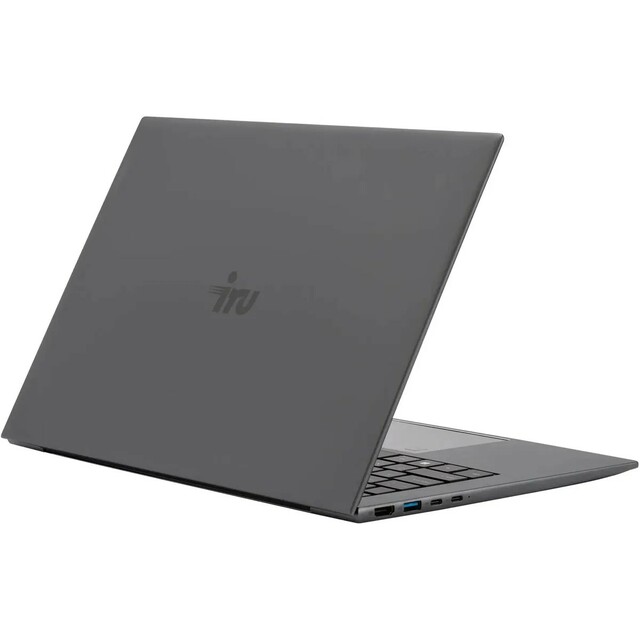 Ноутбук IRU Planio 14INP (Intel N-series N100 3.4Ghz/8Gb DDR4/SSD 256Gb/Intel UHD Graphics/14 /IPS/FHD (1920x1080)/Windows 11 Professional/gray/WiFi/BT/Cam)