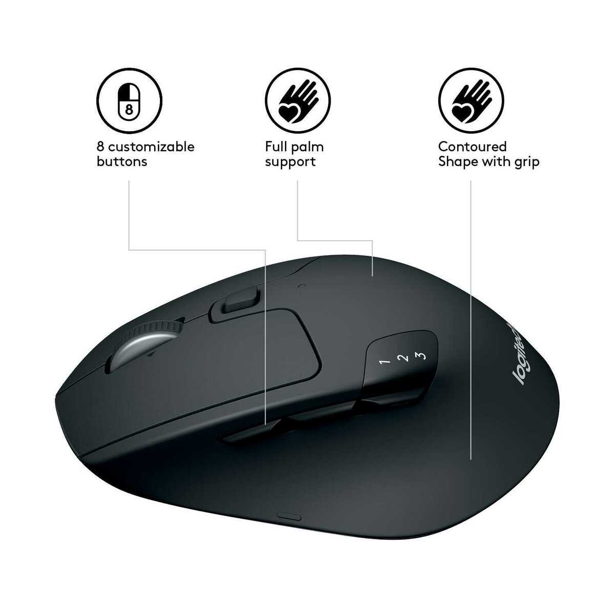 Беспроводная мышь Logitech M720 Triathlon (Цвет: Black)