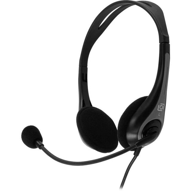 Компьютерная гарнитура Oklick HS-M300 (Цвет: Black / Gray)