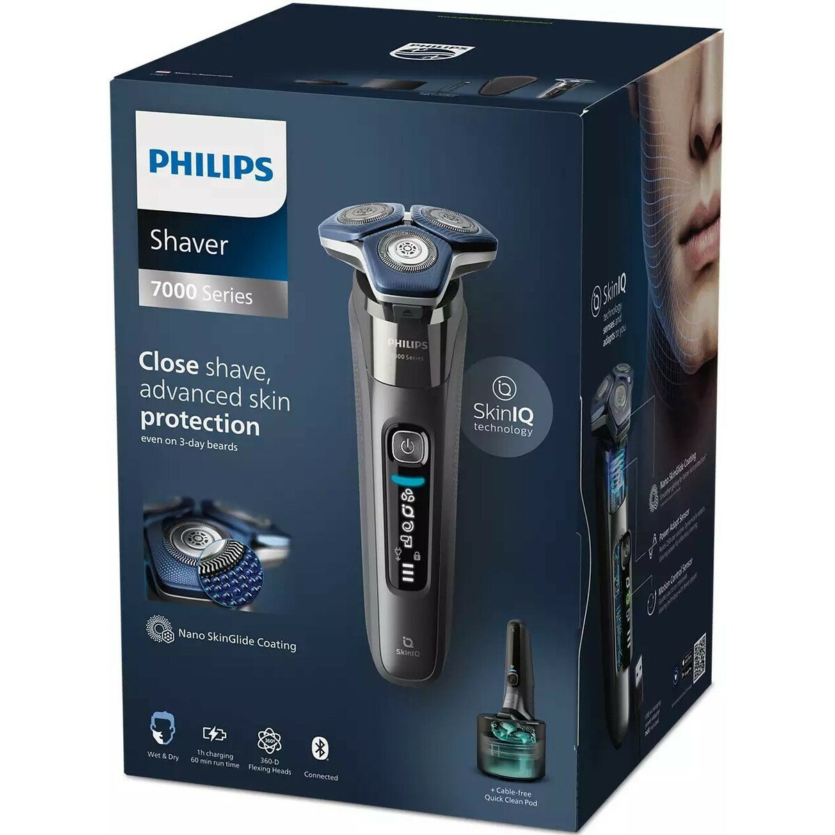Бритва роторная Philips S7887/55, черный 