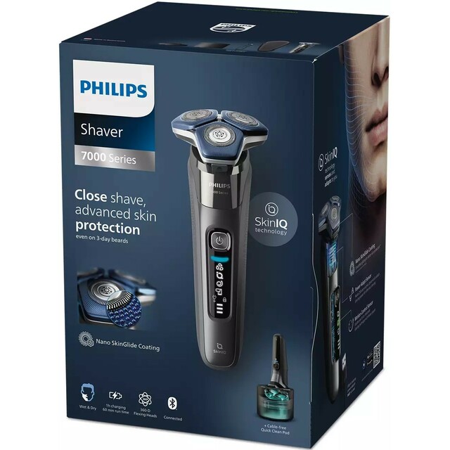 Бритва роторная Philips S7887/55, черный 