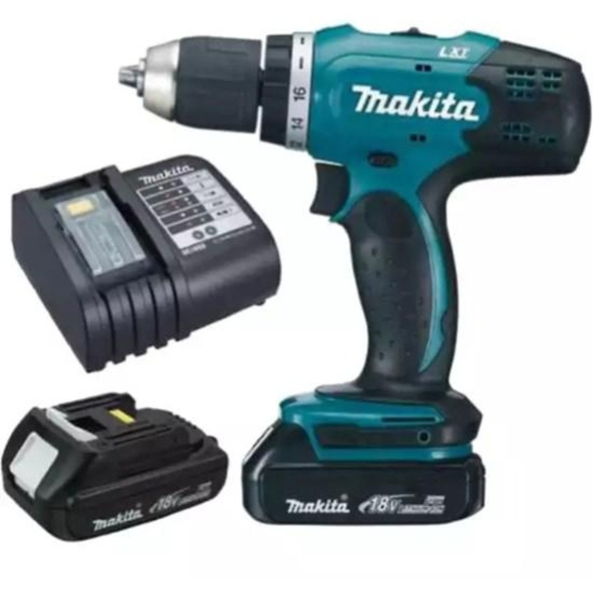 Дрель-шуруповерт Makita DDF453SYX4 (Цвет: Blue)