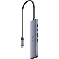 Разветвитель USB-C Cudy UH407 (Цвет: Silver)