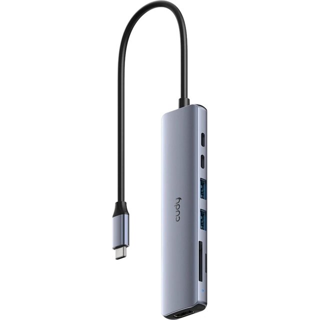 Разветвитель USB-C Cudy UH407 (Цвет: Silver)