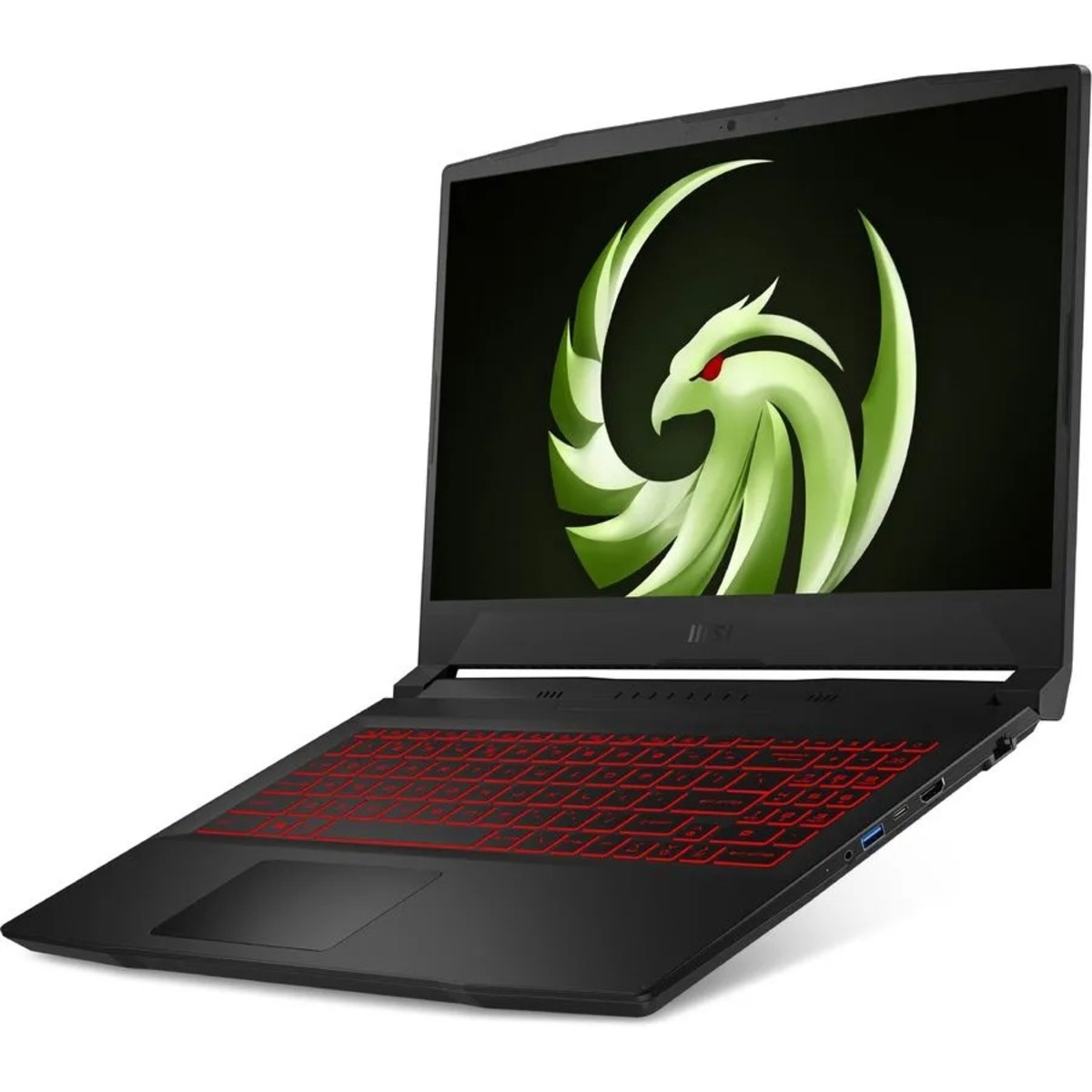 Ноутбук MSI Bravo 15 B5DD-414XRU Ryzen 5 5600H 16Gb SSD512Gb AMD Radeon Rx 5500M 4Gb 15.6 IPS FHD (1920x1080) Free DOS black WiFi BT Cam