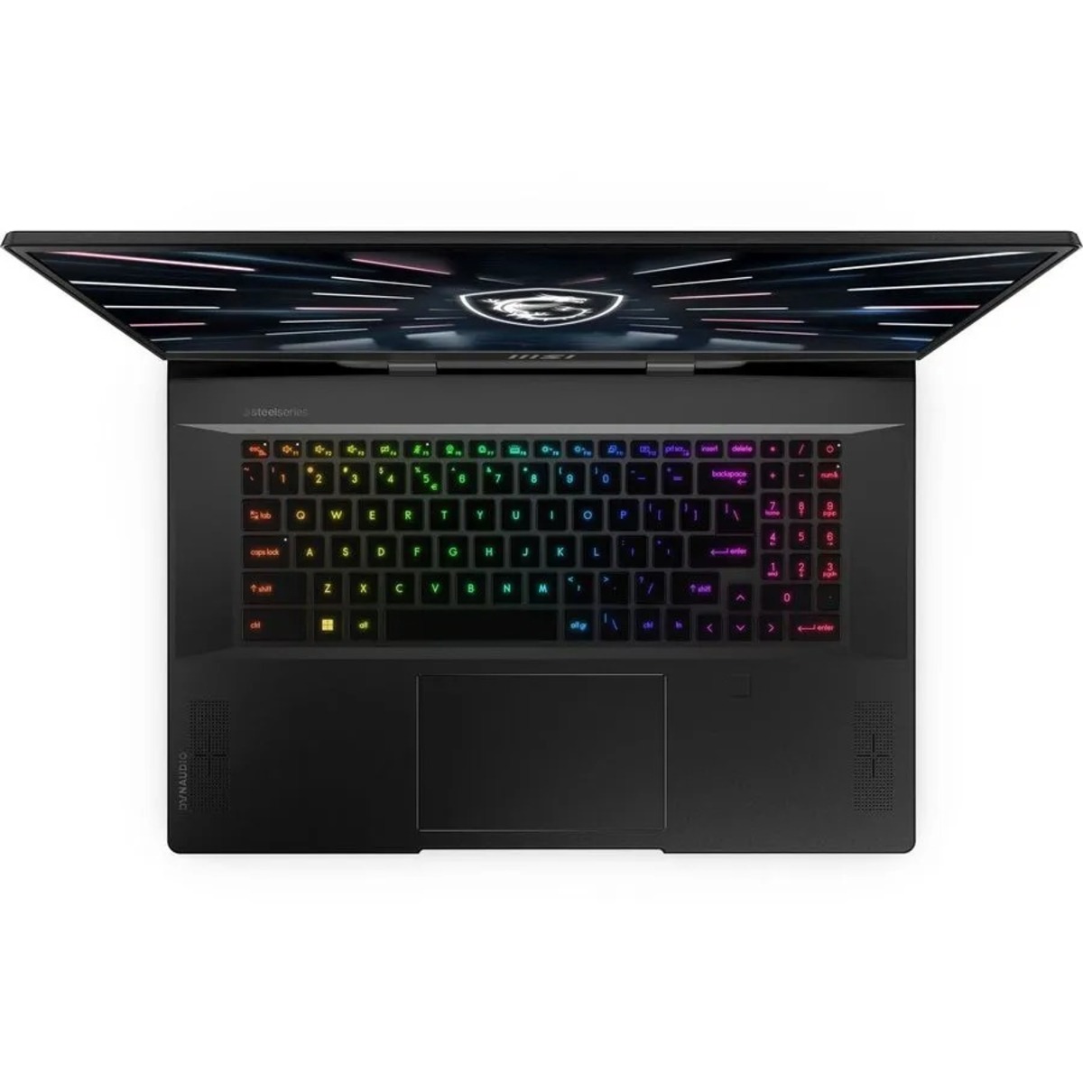 Ноутбук MSI Stealth GS77 12UGS-251RU Core i9 12900H 32Gb SSD1Tb NVIDIA GeForce RTX3070Ti 8Gb 17.3 QHD (2560x1440) Windows 11 black WiFi BT Cam