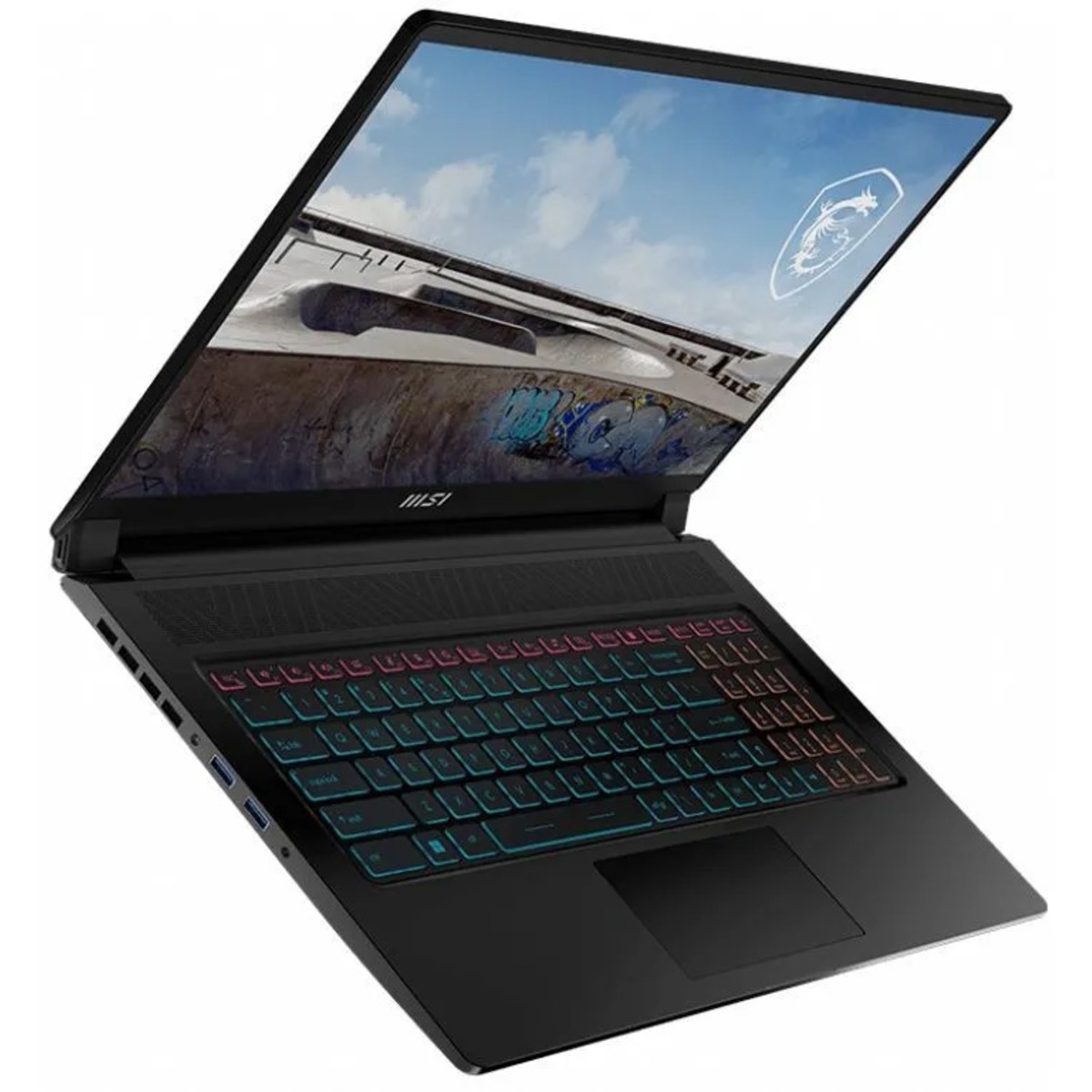 Ноутбук MSI Stealth 17M A12UE-041RU Core i5 1240P 16Gb SSD512Gb NVIDIA GeForce RTX 3060 6Gb 17.3 FHD (1920x1080) Windows 11 black WiFi BT Cam