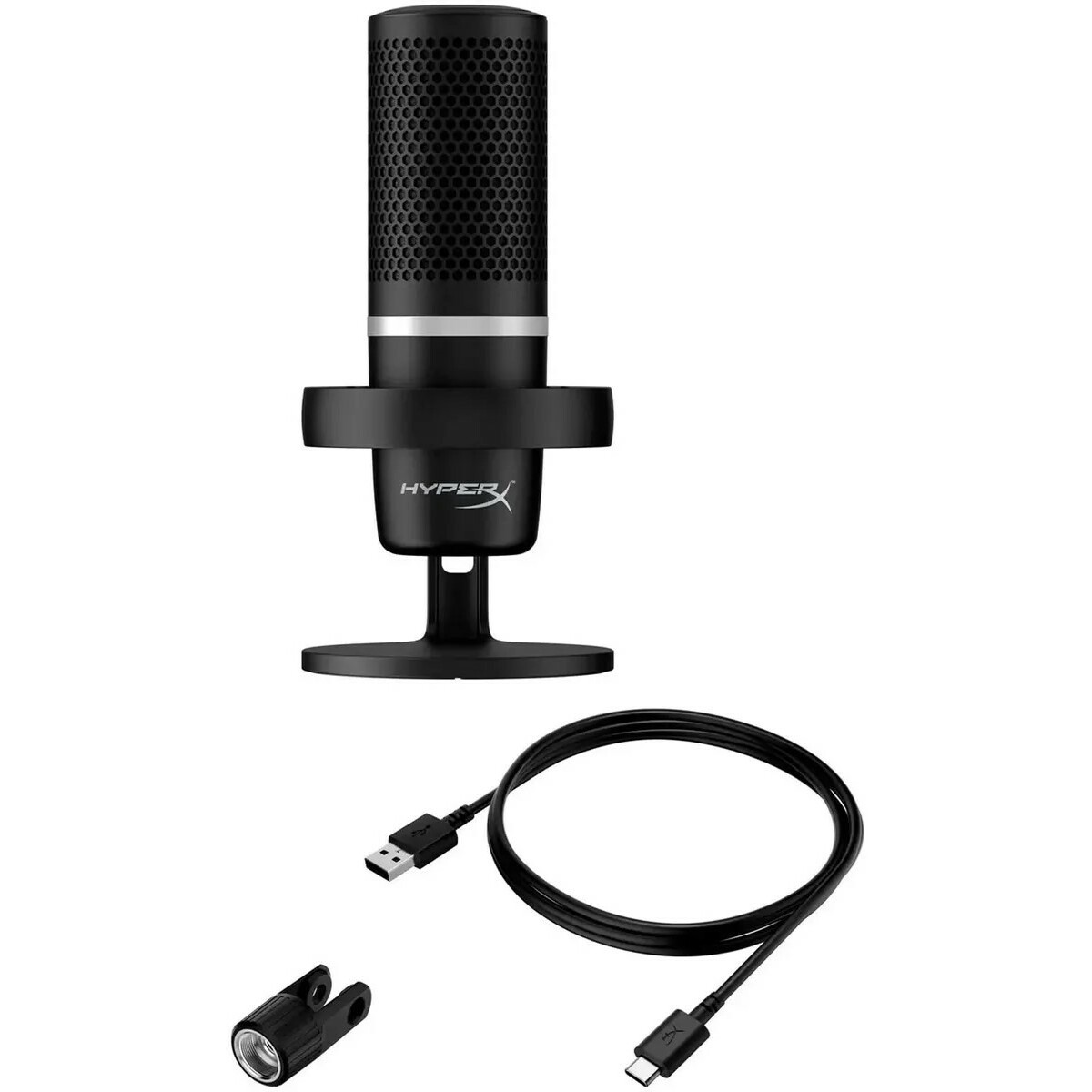 Микрофон проводной HyperX DuoCas Black, черный