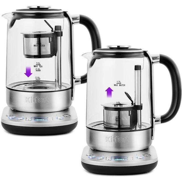 Чайник Kitfort КТ-6116 (Цвет: Inox / Black)