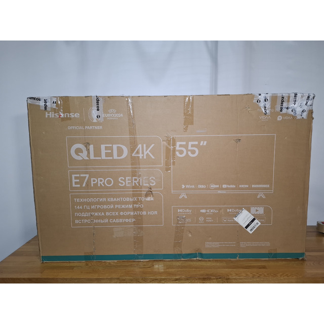 Телевизор Hisense 55" 55E7KQ PRO (Цвет: Gray)