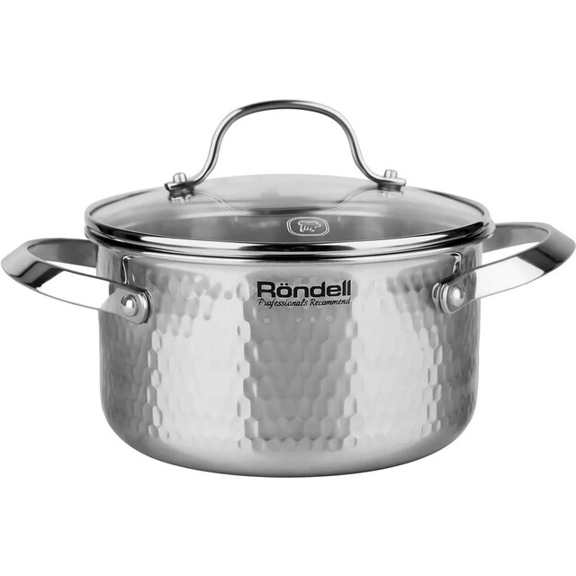 Кастрюля Rondell RainDrops RDS-1295 (Цвет: Inox)