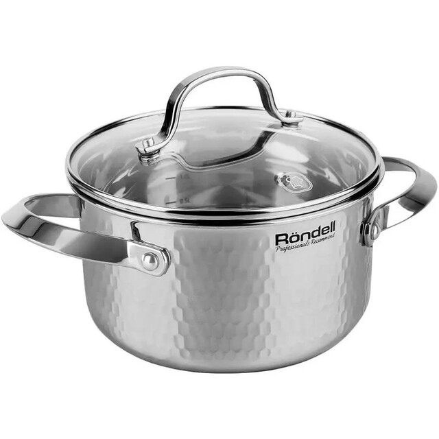 Кастрюля Rondell RainDrops RDS-1295 (Цвет: Inox)