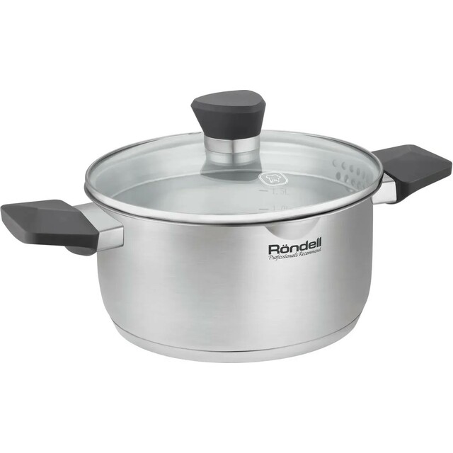 Кастрюля Rondell Strike Grey Ultra RDS-1948 (Цвет: Inox)